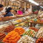 indian-sweet-shop-family-choosing-delicious-sweets-free-photo